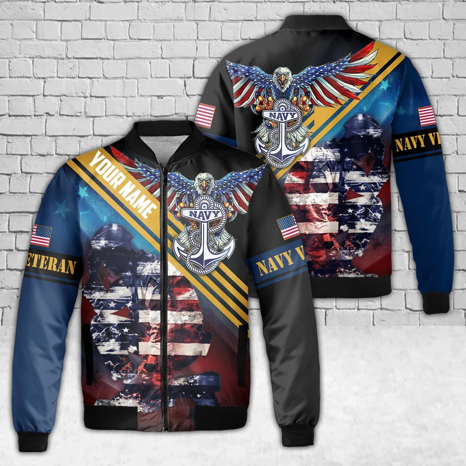 Navy Veteran Bomber Jacket