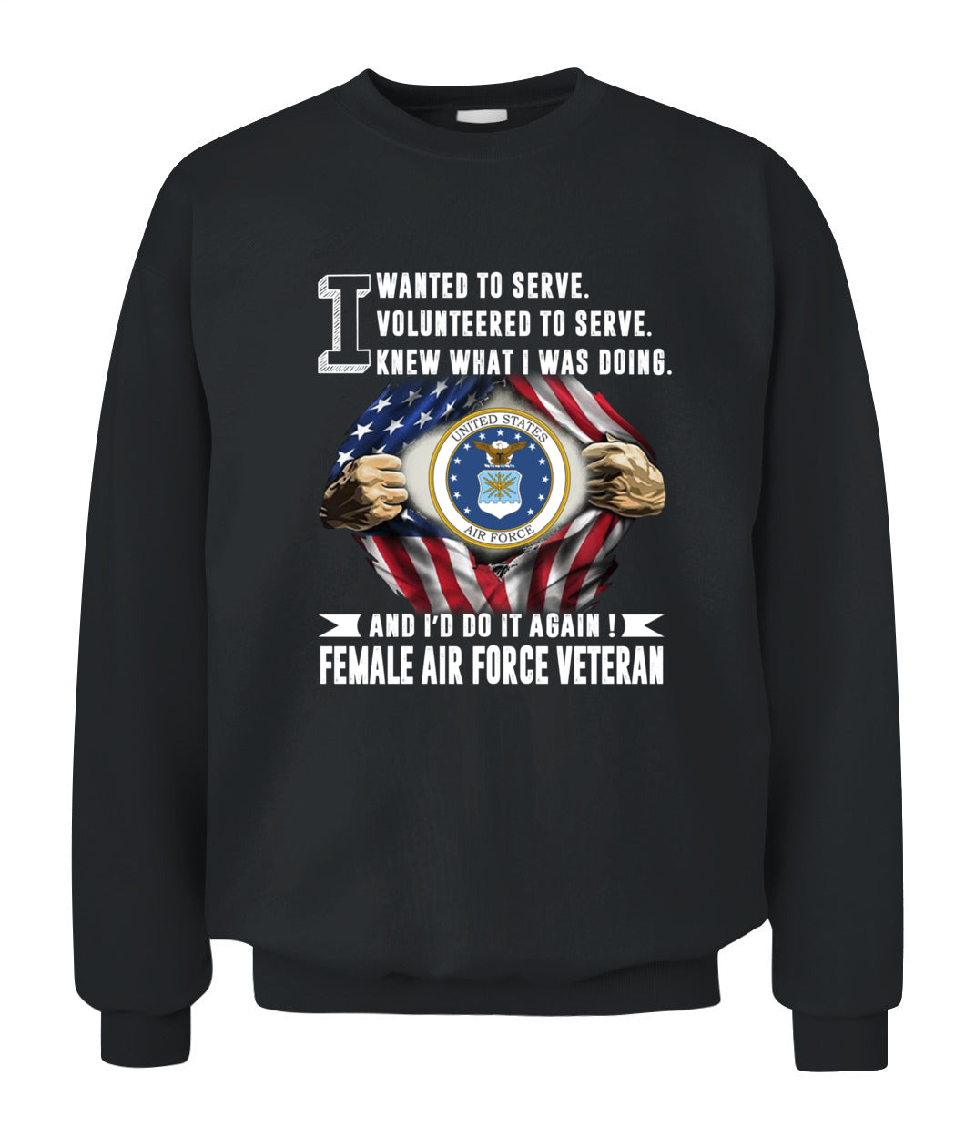 Female Air Force veteran