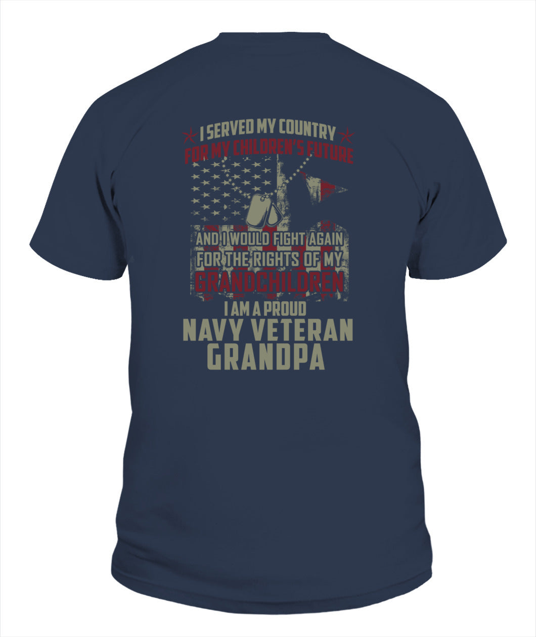 USN- Proud Navy veteran grandpa