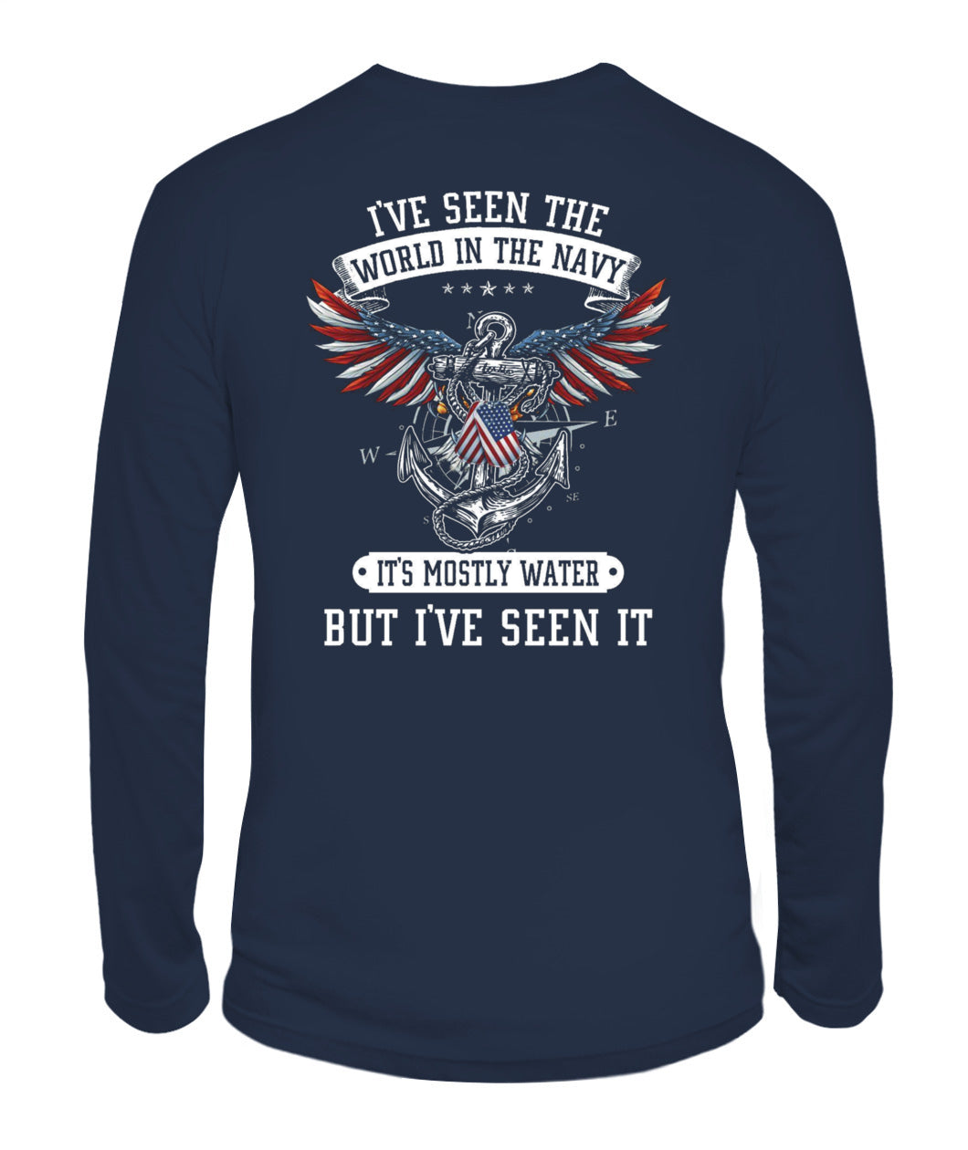 Always a Navy Sailor back T-shirt