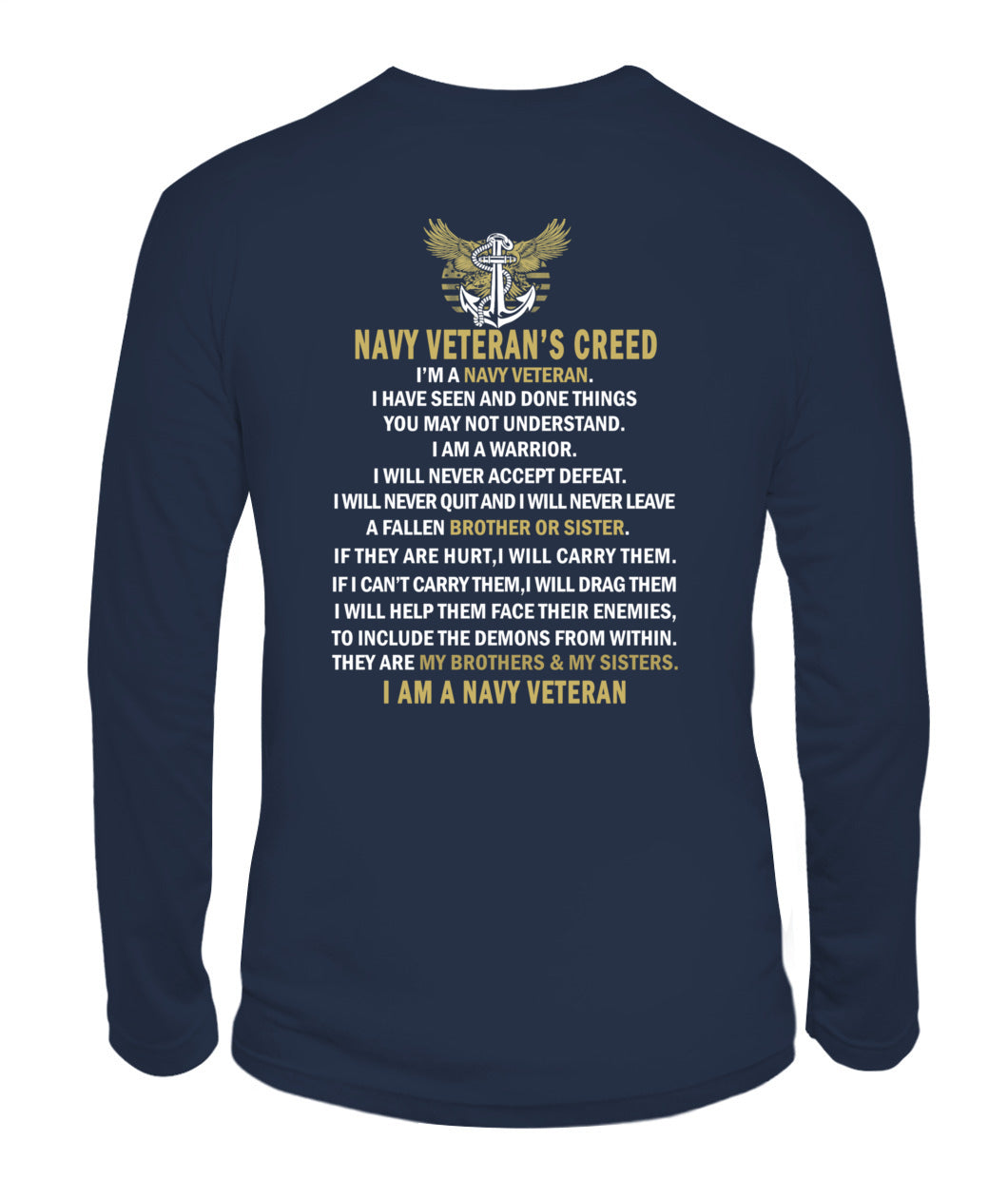 USN- Navy veteran creed