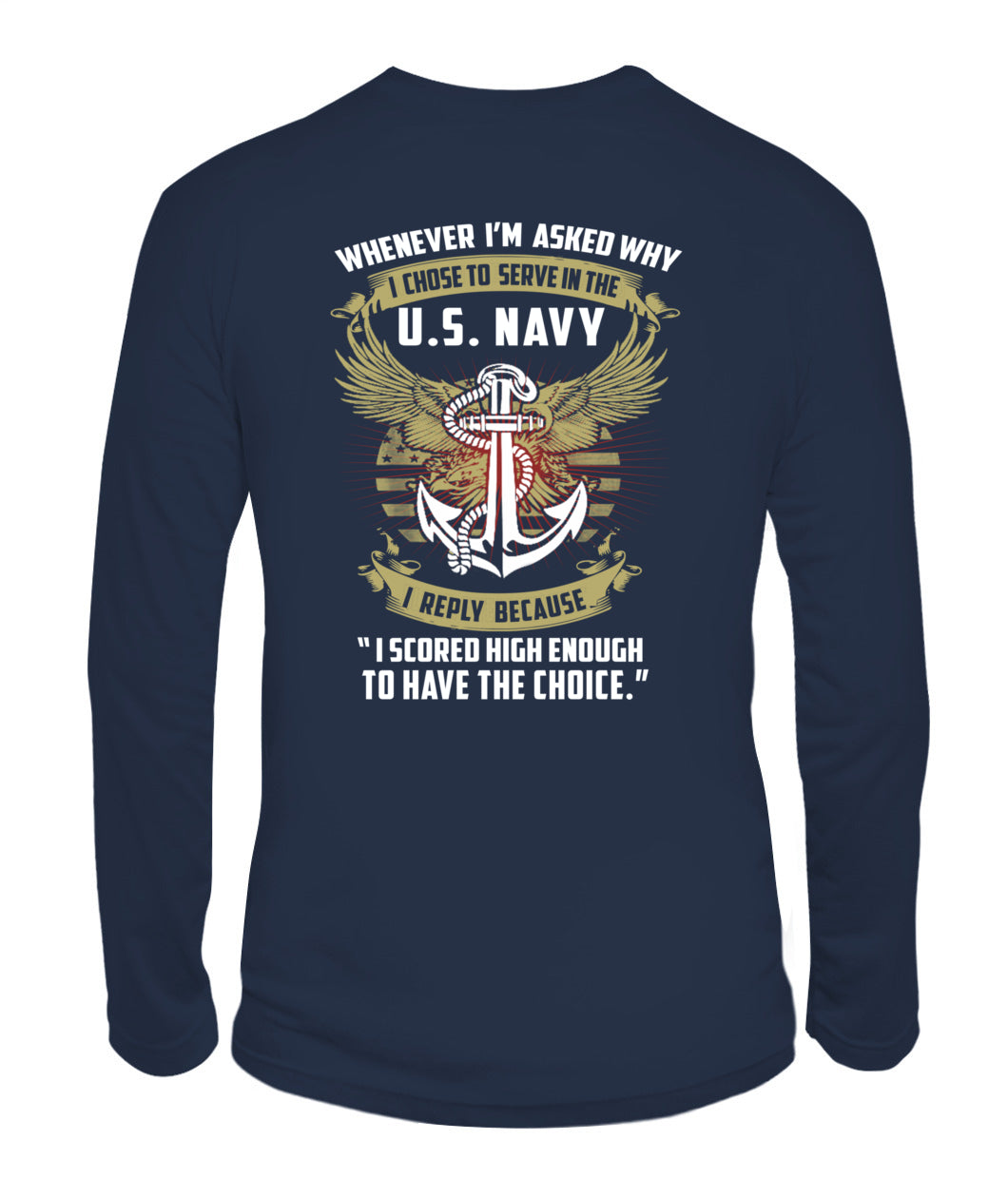 USN- I chose to serve in the US Navy