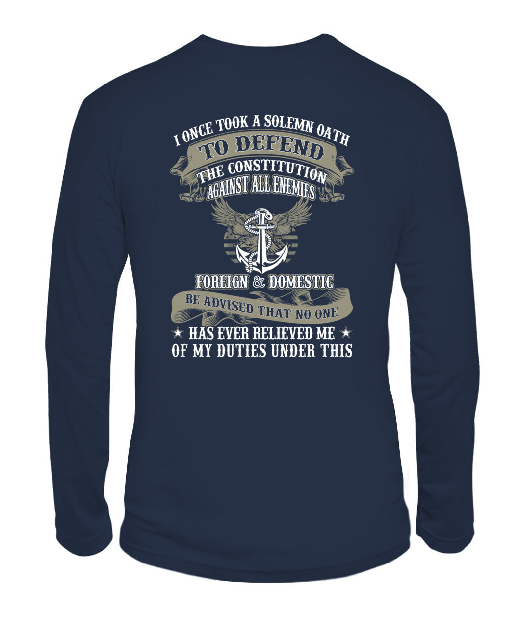 USN- I once took a solemn oath