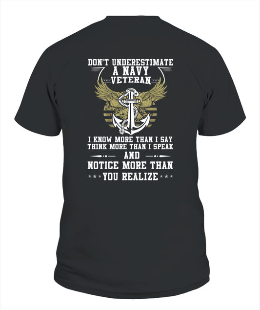 DON-T UNDERESTIMATE A NAVY VETERAN