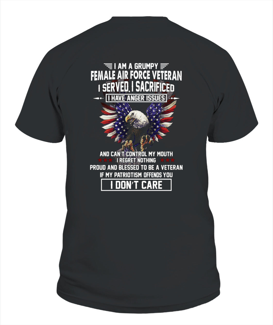 I am grumpy female air force veteran