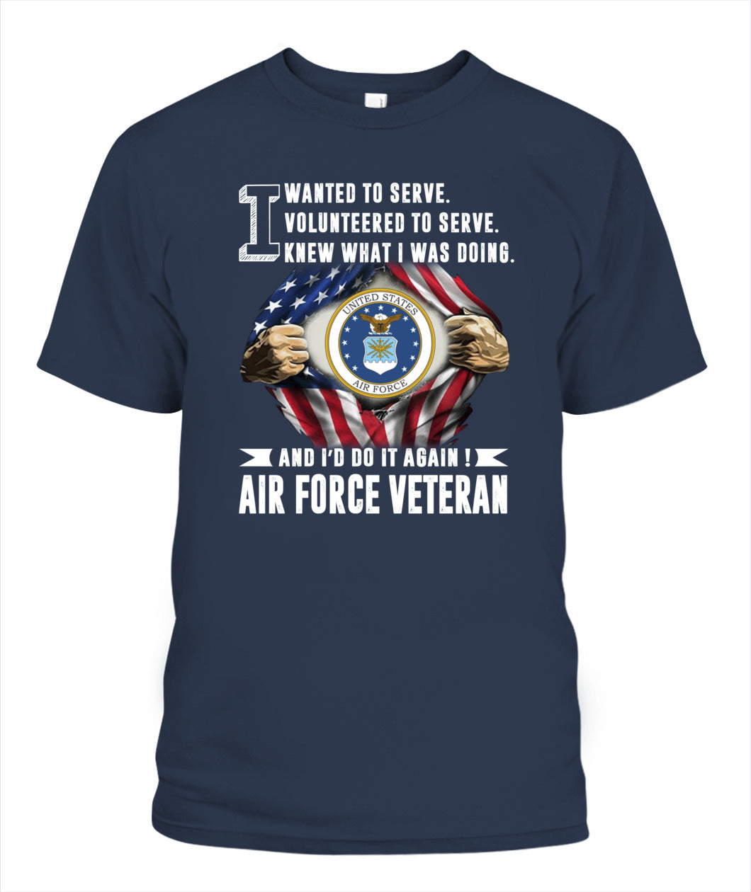 I am an Air Force veteran Front version