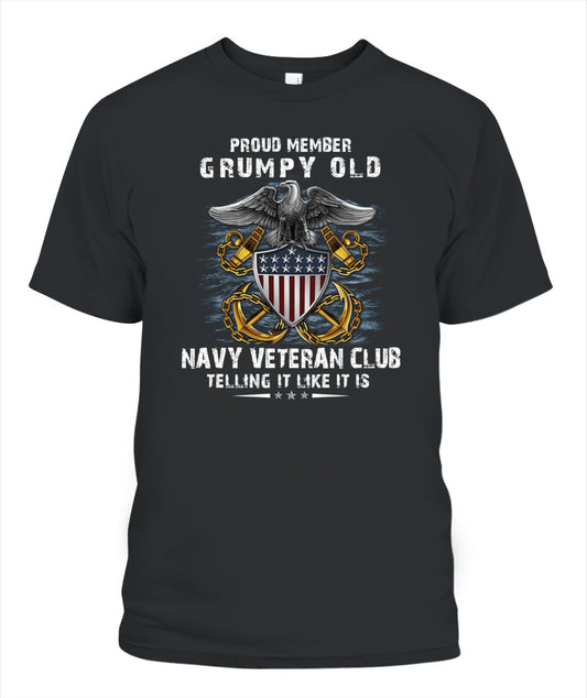 Proud member grumpy old Navy veteran club