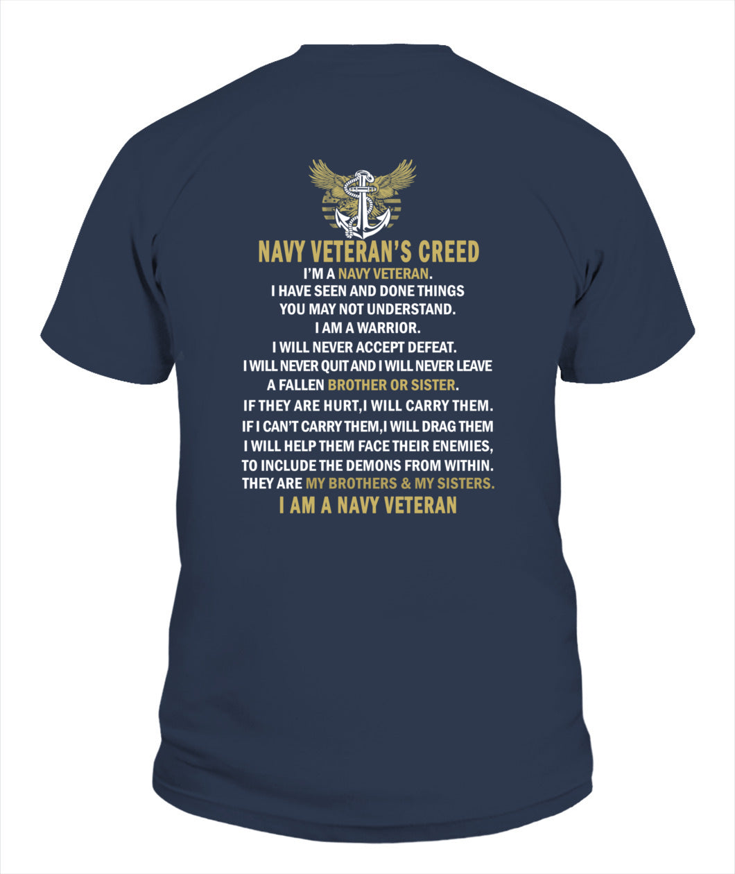 USN- Navy veteran creed