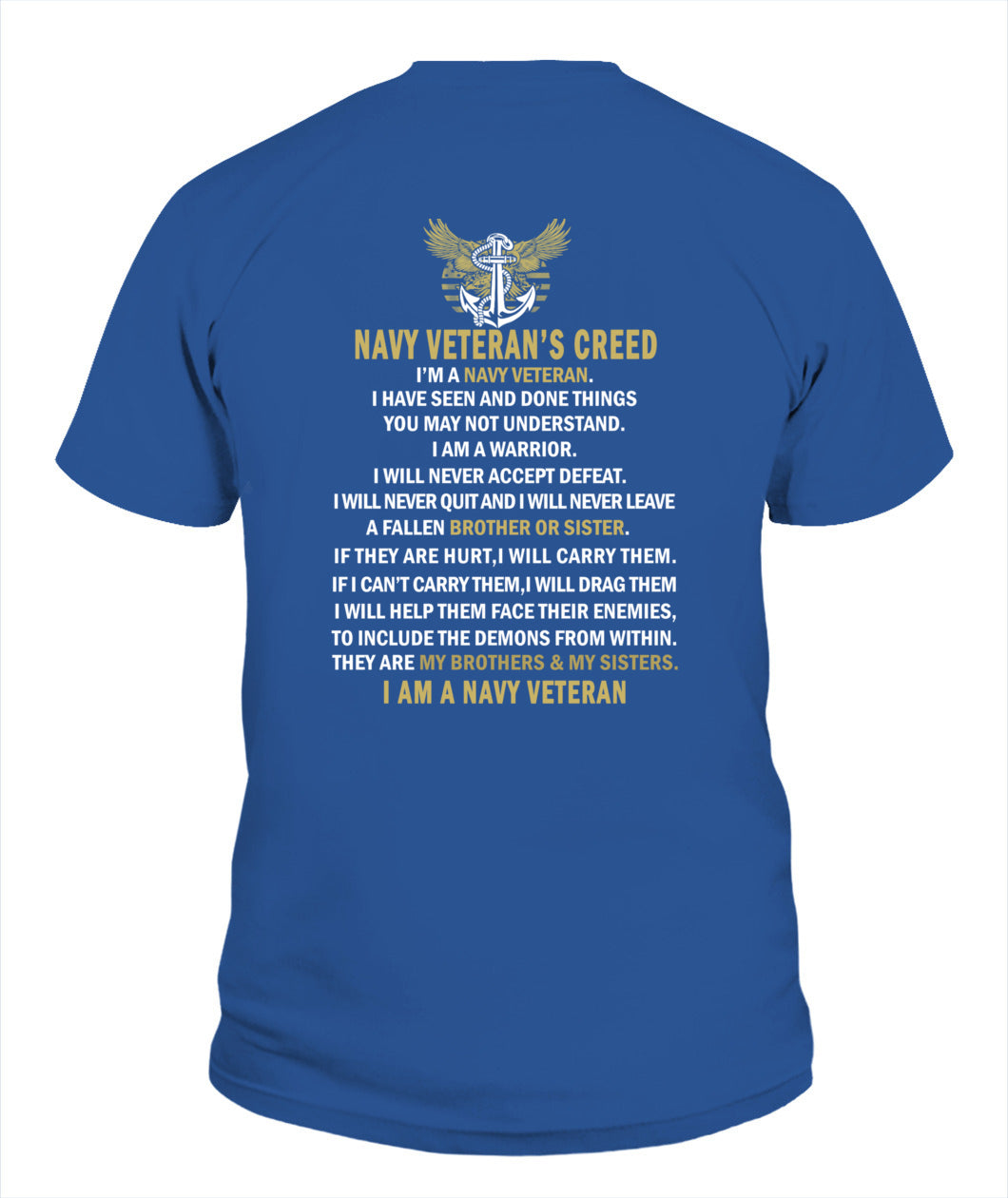 USN- Navy veteran creed