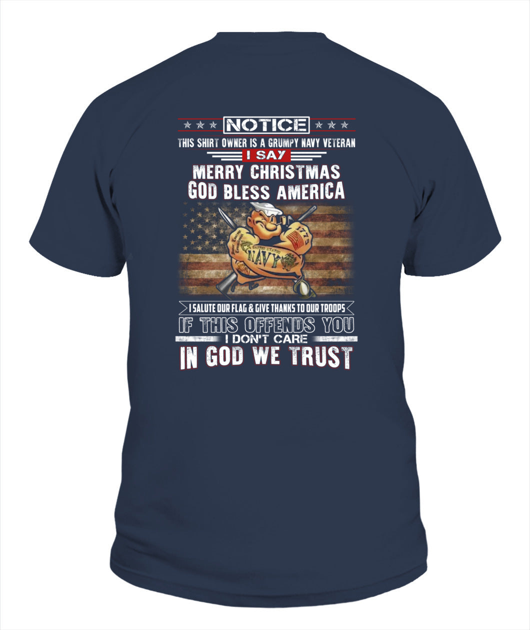 This shirt owner by Navy veteran