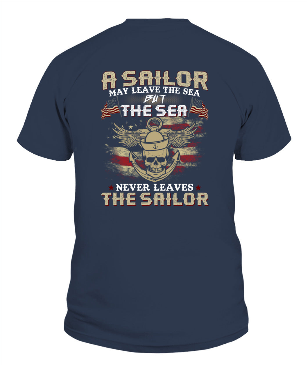 The sea never leaver the sailor