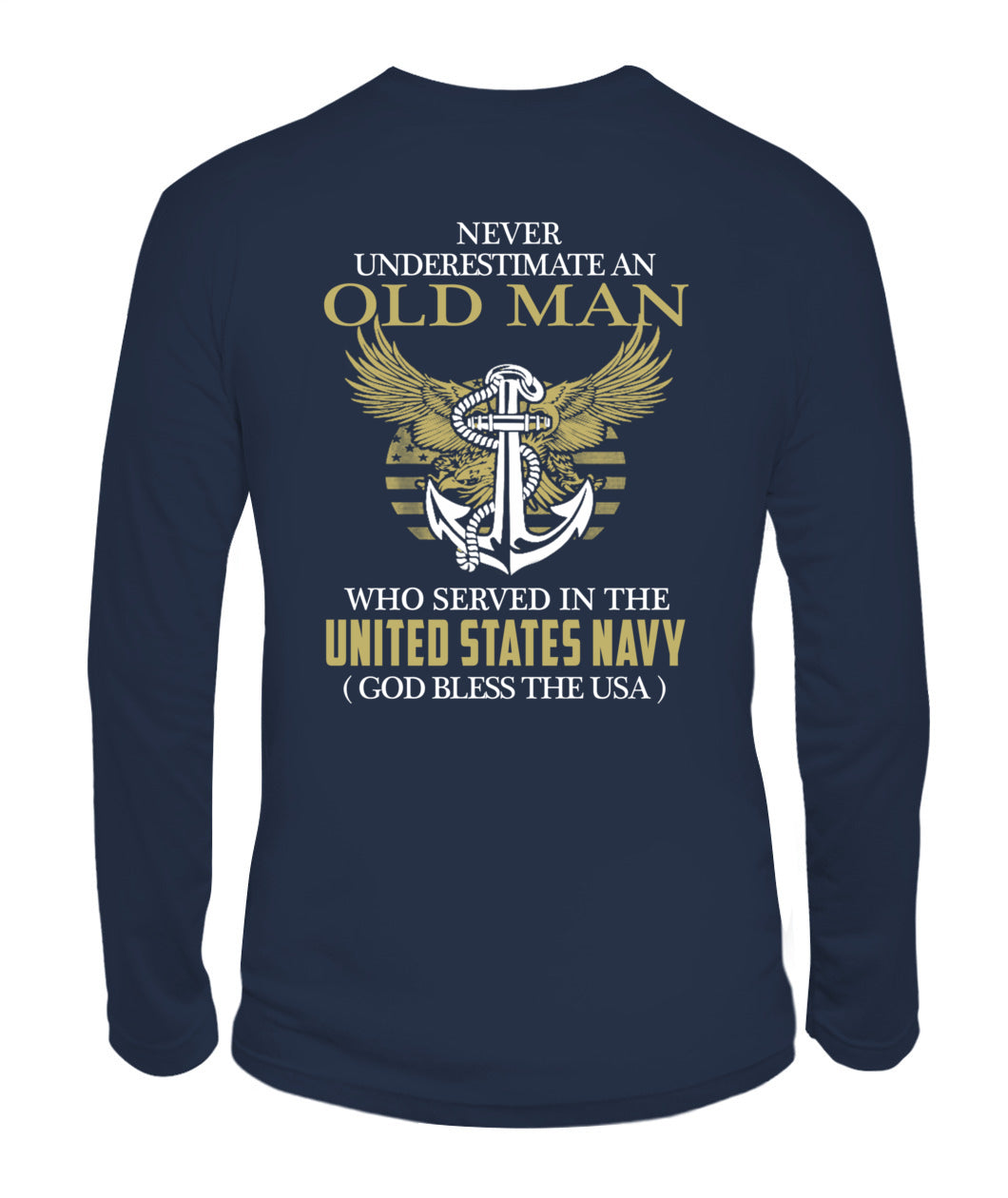 USN- Old man who served in the Navy