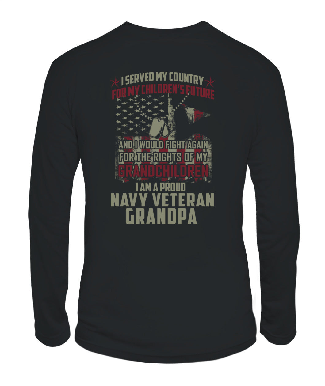 USN- Proud Navy veteran grandpa