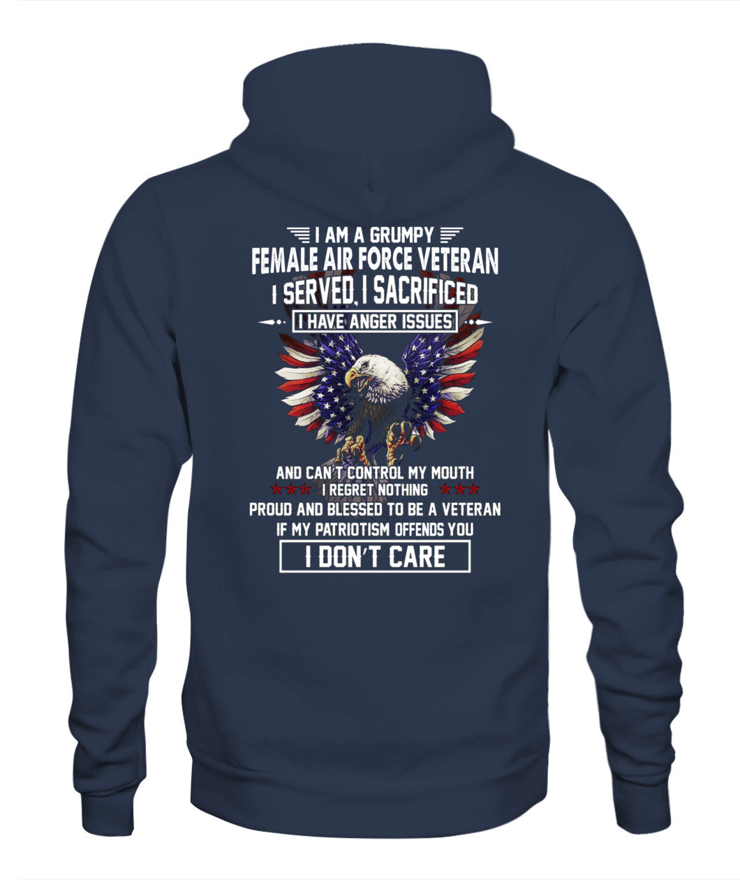 I am grumpy female air force veteran