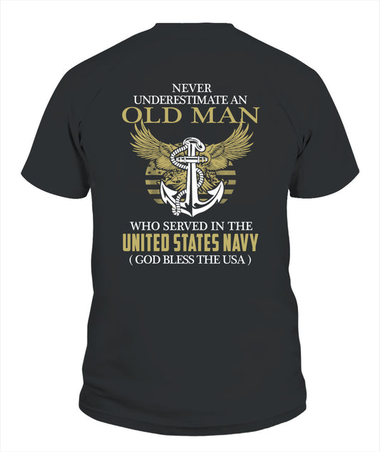 USN- Old man who served in the Navy