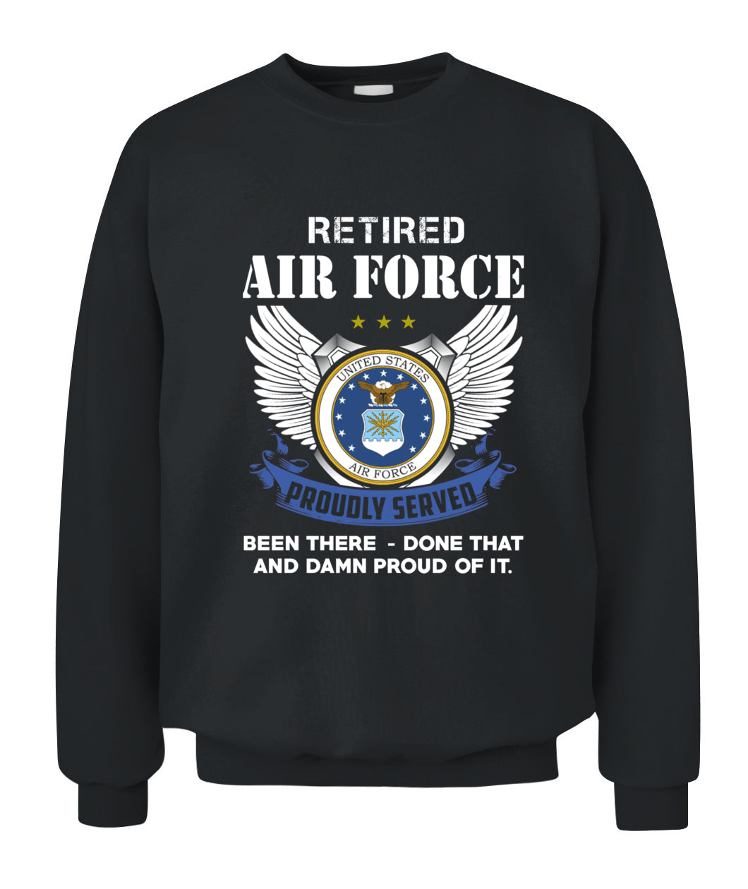 Retired Air force Proudly served