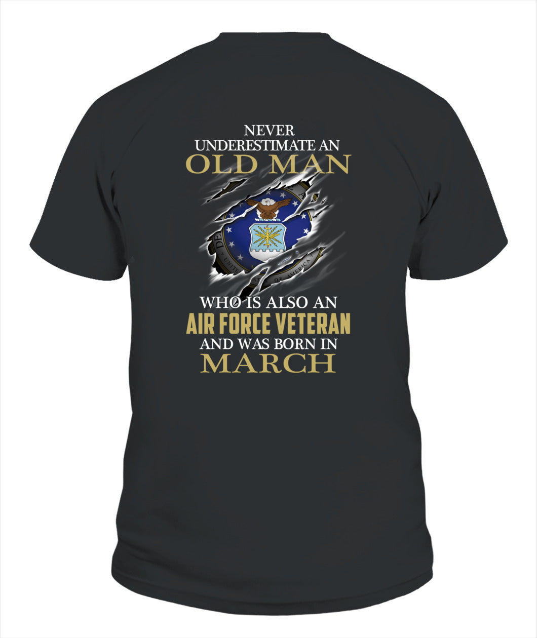 Air Force veteran was born in 03