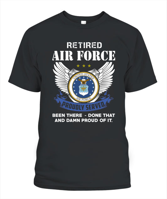 Retired Air force Proudly served